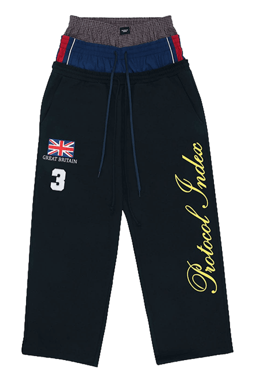3 LAYERED SWEAT PANTS