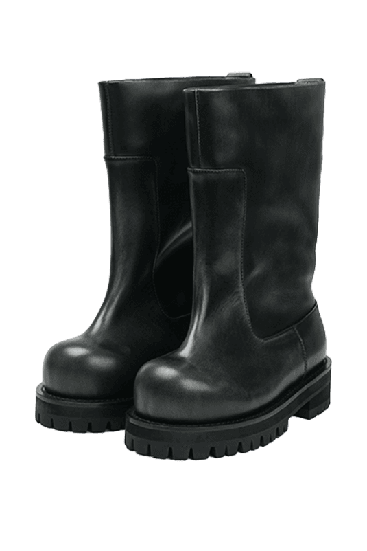 DISTRESSED SHAFT BOOTS 