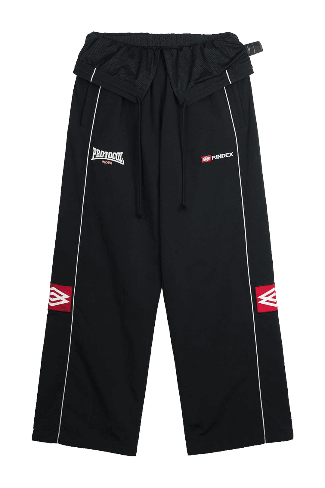 FOLDED TRACK PANTS