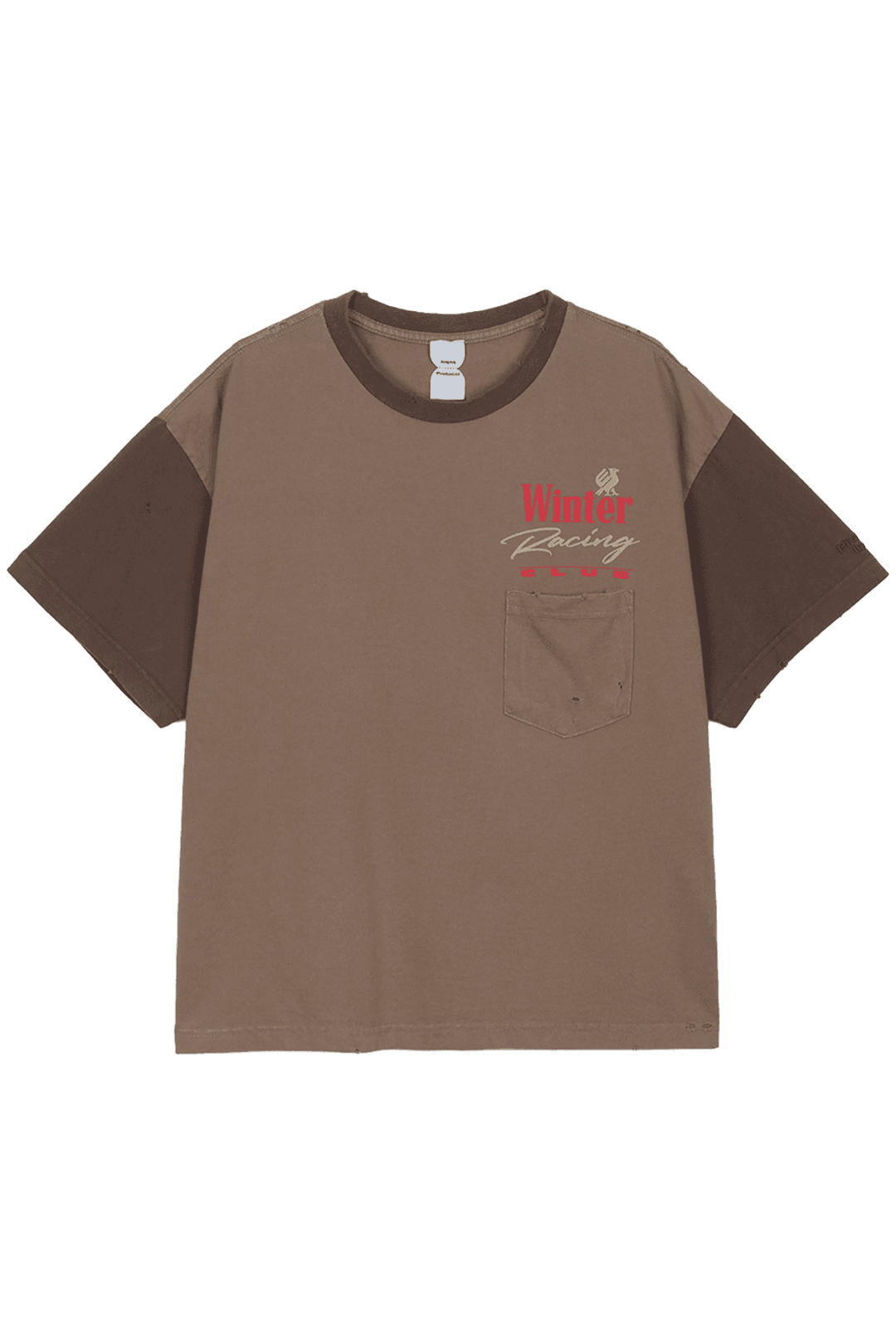 PANELED POCKET T-SHIRT