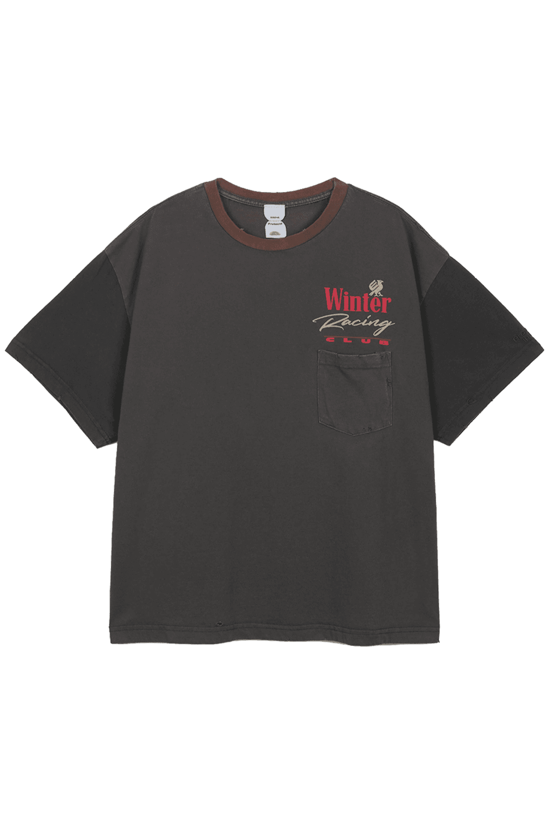 PANELED POCKET T-SHIRT